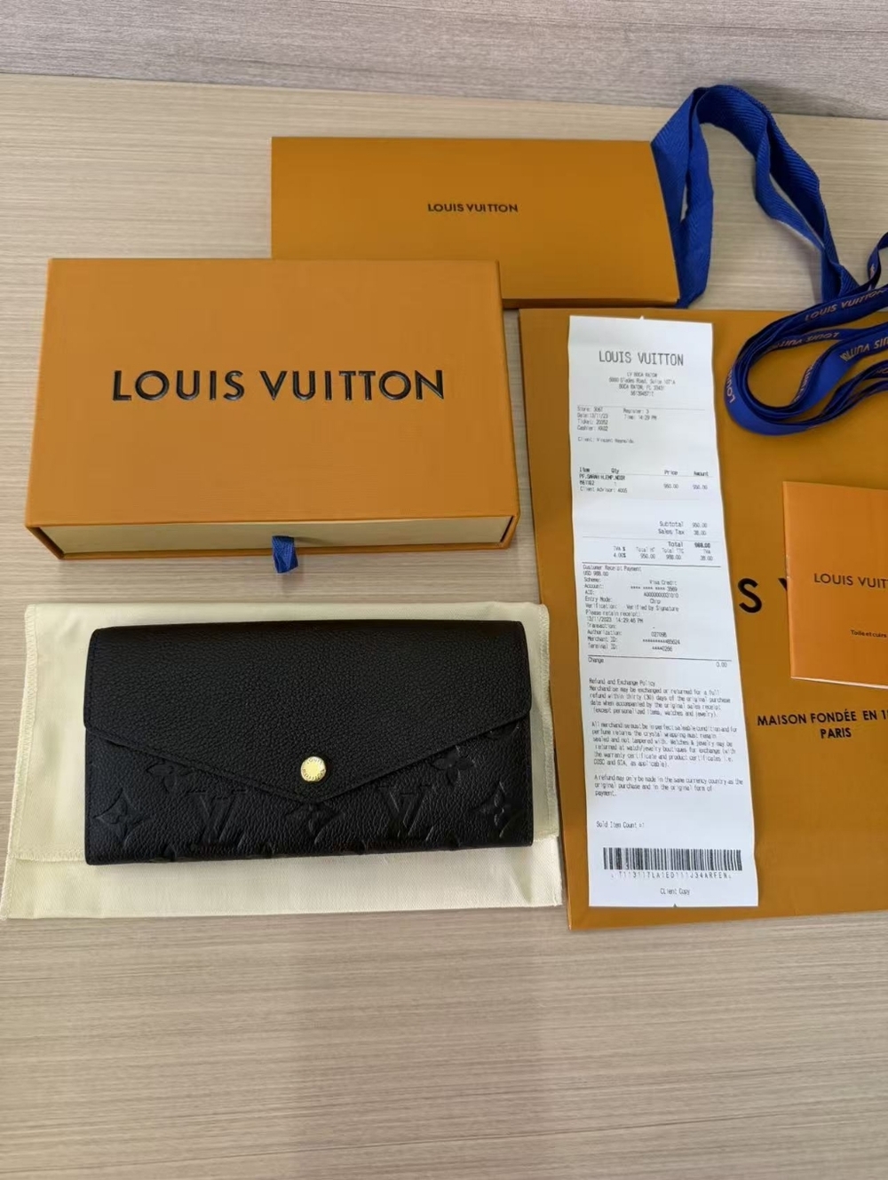 Louis Vuitton Sarah Wallet